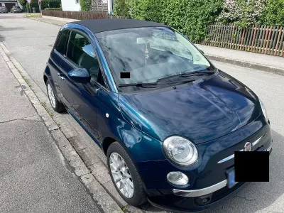 Gebraucht Fiat 500C Lounge 69 PS (50 kW) 2014 Blau Cabrio
