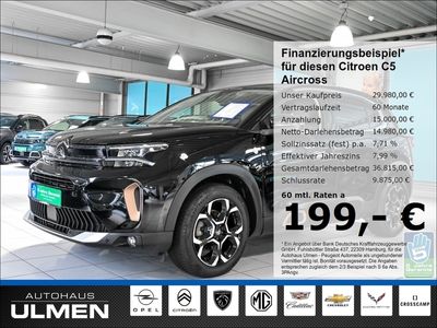 gebraucht Citroën C5 Aircross C-Series 1.2 PureTech 130 EU6d 360 Kamera LED 2-Zonen-Klimaautom SHZ Keyless Temp PDCv+h El. Parkbremse