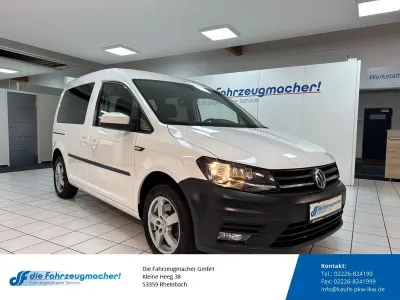 Occasion VW Caddy Trendline 150 ch (110 kW) 2018 Blanc Monospace