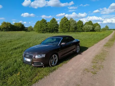 Gebraucht Audi A5 Cabriolet S-Line 170 PS (125 kW) 2010 Braun Cabrio