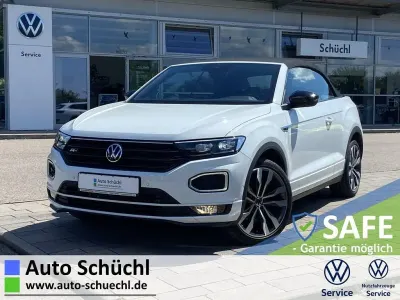 Gebraucht VW T-Roc Cabriolet R-line 150 PS (110 kW) 2021 Weiß Cabrio