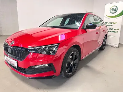Gebraucht Skoda Scala Monte Carlo 116 PS (85 kW) 2020 Rot Kleinwagen