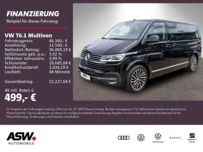 Gebraucht VW Multivan Comfortline 204 PS (150 kW) 2022 Deep black perleffekt Van / Kleinbus