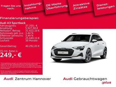 Gebraucht Audi A3 Advanced Plus 150 PS (110 kW) 2025 Weiß Limousine