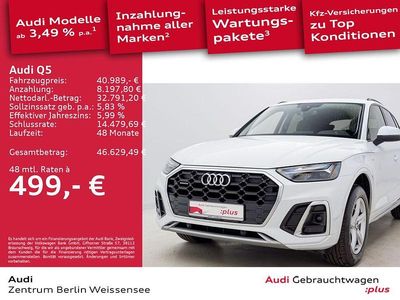 Gletscherweiß metallic Gebraucht 2023 Audi Q5 S-Line SUV | 40.989 € (Guter Preis)