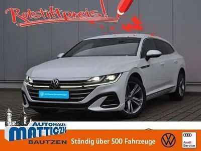 Gebraucht VW Arteon R-line 200 PS (147 kW) 2021 Oryxweiß perlmutteffekt (metallic) Kombi