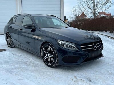 Gebraucht Mercedes C220 AMG 170 PS (125 kW) 2015 Blau Kombi