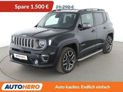 Gebraucht Jeep Renegade Limited 180 PS (132 kW) 2019 Schwarz SUV