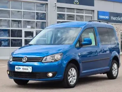 Gebraucht VW Caddy Comfortline 105 PS (77 kW) 2014 Blau Van / Kleinbus