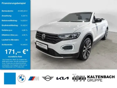 Gebraucht VW T-Roc Cabriolet Style 116 PS (85 kW) 2020 Weiß Cabrio