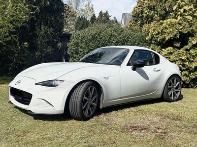 Second-hand Mazda MX5 Exclusive-Line 160 CP (117 kW) 2017 Alb Cabrio