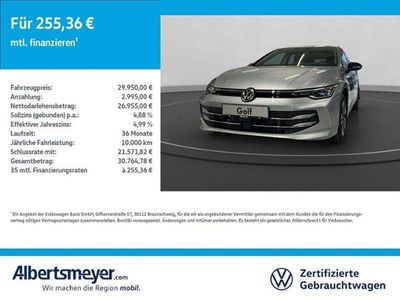 Nuova VW Golf VIII 116 CV (85 kW) 2026 Argento Berlina