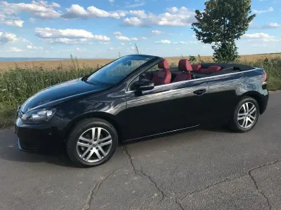 Gebraucht VW Golf Cabriolet 122 PS (89 kW) 2012 Schwarz Cabrio