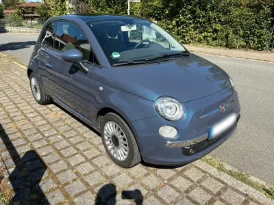 Gebraucht Fiat 500 Lounge 69 PS (50 kW) 2013 Blau Kleinwagen