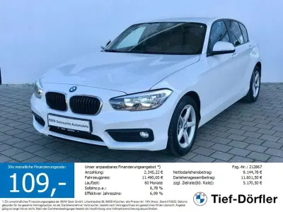 Gebraucht BMW 116 Advantage 116 PS (85 kW) 2017 Alpinweiß Kleinwagen