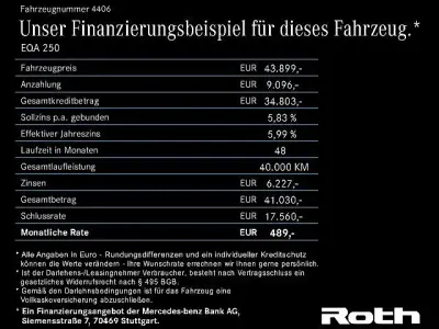 Second-hand Mercedes EQA250 139 kW (190 CP) 2025 SUV