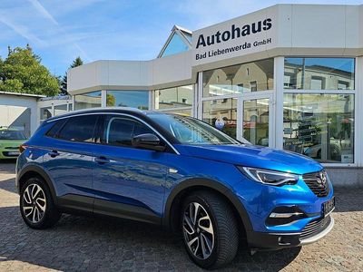 Gebraucht Opel Grandland X Ultimate 131 PS (96 kW) 2019 Topasblau metallic / schwarz SUV