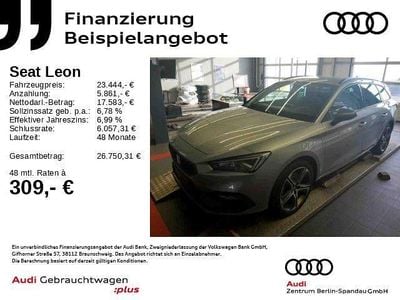 Gebraucht Seat Leon ST FR 204 PS (150 kW) 2023 Silber Kombi