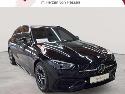 Occasion Mercedes C300e AMG line 204 PK (150 kW) 2023 Zwart Stationwagen