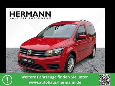 Gebraucht VW Caddy Trendline 102 PS (75 kW) 2020 Rot (dunkelrot) Van / Kleinbus
