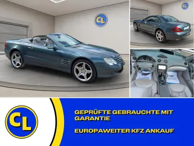 Gebraucht Mercedes SL500 306 PS (225 kW) 2002 Blau Cabrio