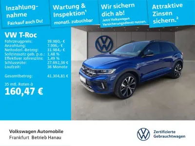 Usata VW T-Roc R-line 190 CV (139 kW) 2025 Blu SUV