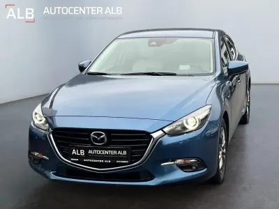Usata Mazda 3 Sports-Line 120 CV (88 kW) 2018 Blu Berlina