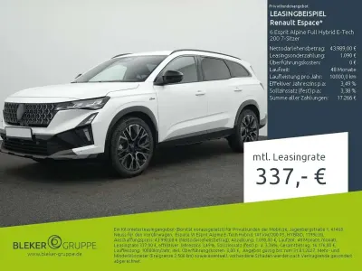 Gebraucht Renault Espace Esprit Alpine 200 PS (147 kW) 2025 Metallicsonderlacki SUV