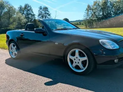 Używany Mercedes SLK200 AMG 136 KM (100 kW) 1999 Czarny Kabriolet