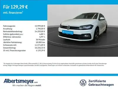Second-hand VW Polo United 95 CP (69 kW) 2020 Alb Hatchback