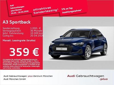 Gebraucht Audi A3 Sportback e-tron Ambiente 204 PS (150 kW) 2025 Navarrablau metallic Kleinwagen