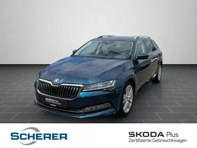 Gebraucht Skoda Superb Style 190 PS (139 kW) 2019 Lavablau metallic Kombi