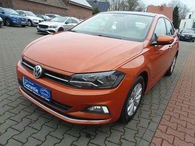 Gebraucht VW Polo Highline 95 PS (69 kW) 2018 Orange Kleinwagen