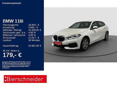 Gebraucht BMW 116 Advantage 109 PS (80 kW) 2022 Weiss Kleinwagen