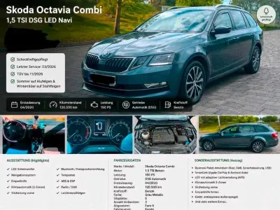Gebraucht Skoda Octavia 150 PS (110 kW) 2020 Grau Kombi