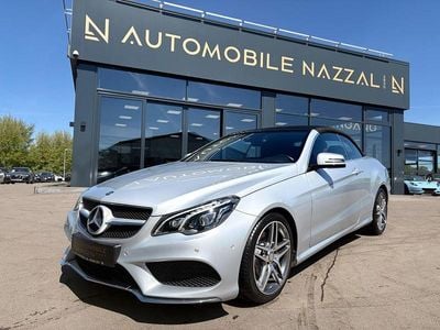 Usata Mercedes E350 AMG line 258 CV (189 kW) 2015 Argento Cabrio