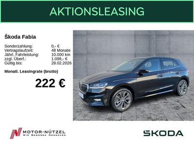 Neu Skoda Fabia Tour 116 PS (85 kW) 2026 Schwarz Kleinwagen