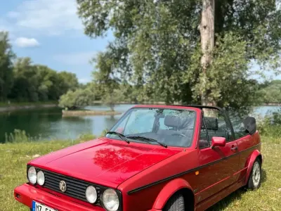 Gebraucht VW Golf Cabriolet Karmann 90 PS (66 kW) 1992 Rot Cabrio