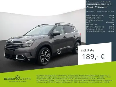 Gebraucht Citroën C5 Aircross Shine 177 PS (130 kW) 2021 Lackierung platiniumgrau/typ aussenverkleidung metalliclackierung SUV