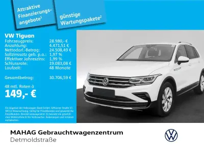 Gebraucht VW Tiguan IQ Drive 150 PS (110 kW) 2023 Pure white SUV