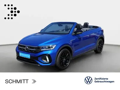 Gebraucht VW T-Roc Cabriolet Style 150 PS (110 kW) 2022 Ravennablau metallic schwarz (metallic) Cabrio