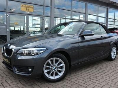 Usata BMW 218 Advantage 136 CV (100 kW) 2020 Grigio Cabrio