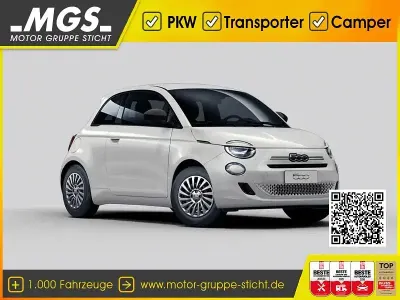 Neu Fiat 500 Icon 65 PS (47 kW) 2026 Ice weiß Limousine