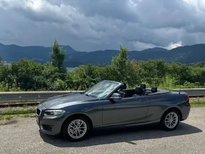 Gebraucht BMW 220 Sport Line 184 PS (135 kW) 2016 Grau Cabrio
