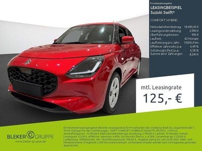 Second-hand Suzuki Swift Comfort 83 CP (61 kW) 2025 Roșu Hatchback