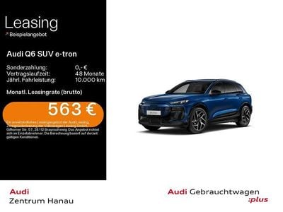 Ascariblau metallic Gebraucht 2025 Audi Q6 e-tron S-Line SUV | 65.539 € (Superpreis)