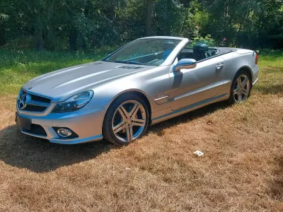 Gebraucht Mercedes SL500 385 PS (283 kW) 2009 Silber Cabrio
