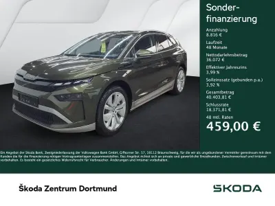 Gebraucht Skoda Enyaq iV Loft 210 kW (286 PS) 2025 Olibogrün metallic SUV
