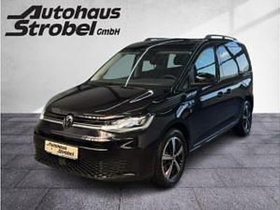 Neu VW Caddy Dark Label 122 PS (89 kW) 2025 Schwarz (deep black perleffekt) Van / Kleinbus