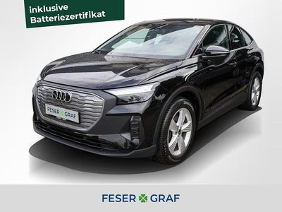 Mythosschwarz metallic Gebraucht 2022 Audi Q4 Sportback e-tron Ambiente SUV | 25.740 € (Guter Preis)